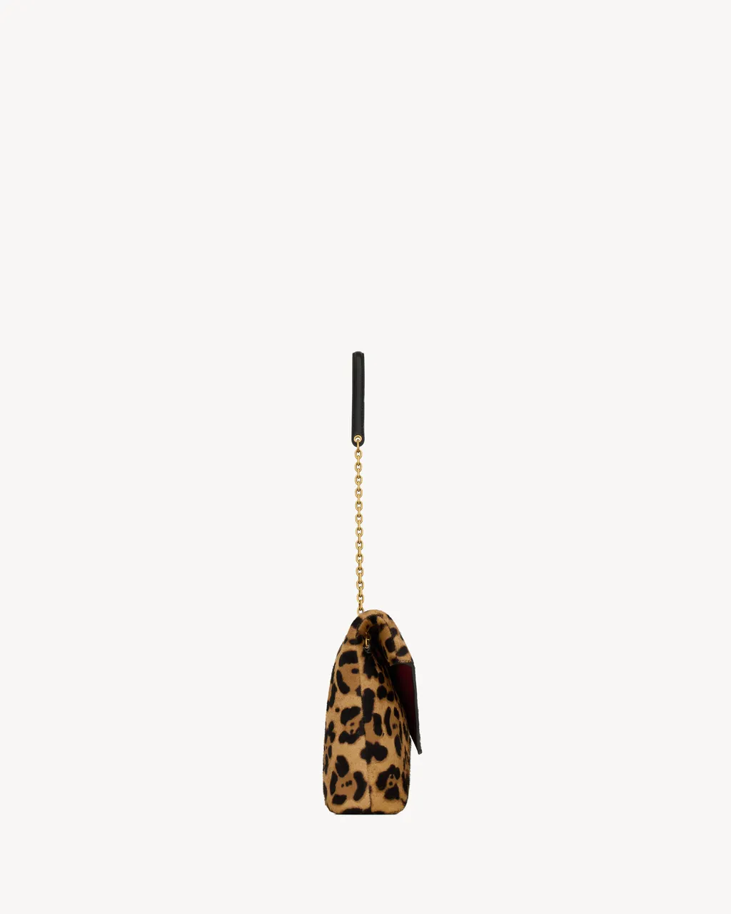 Saint Laurent Cassandre Leopard Patterned Large Pouch