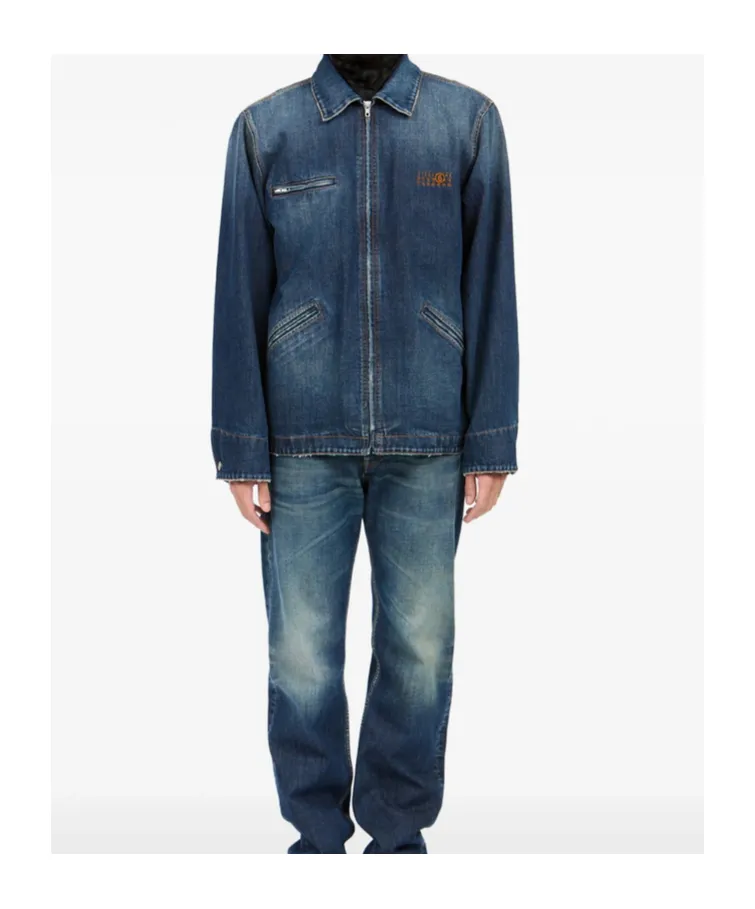Zip-Fastening Denim Jacket