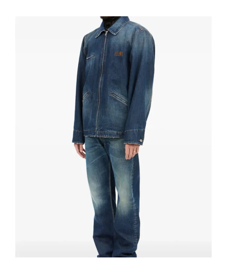 Zip-Fastening Denim Jacket