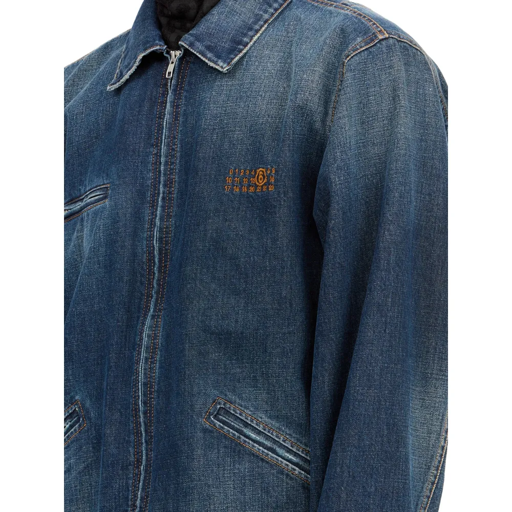 Zip-Fastening Denim Jacket