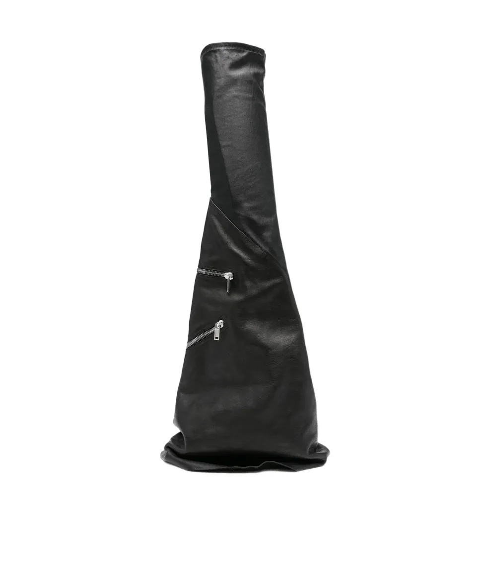 Cargo Fetish Sneaks Calf Leather Knee-High Boots