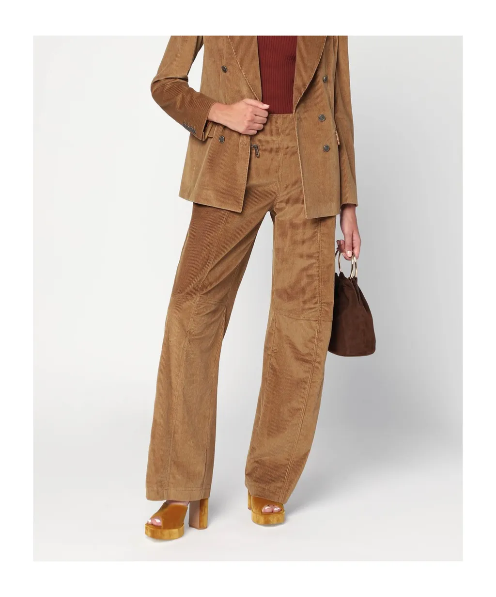 Etro Velvet Palazzo Trousers