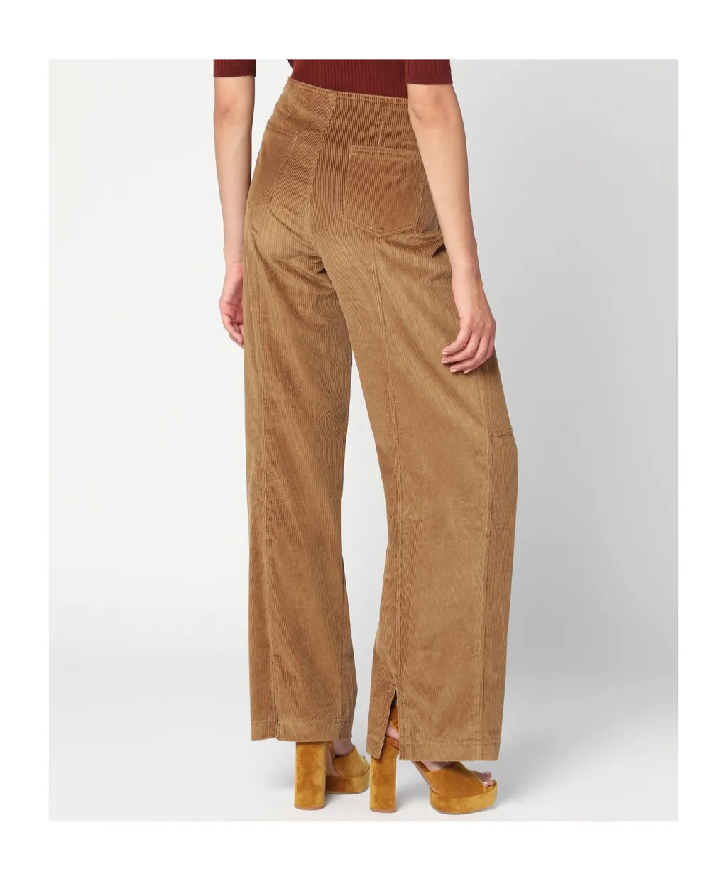 Etro Velvet Palazzo Trousers