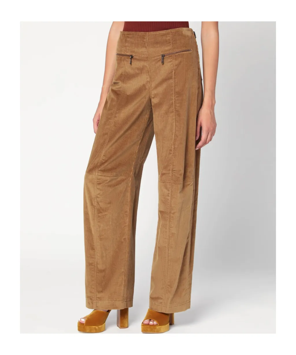 Etro Velvet Palazzo Trousers