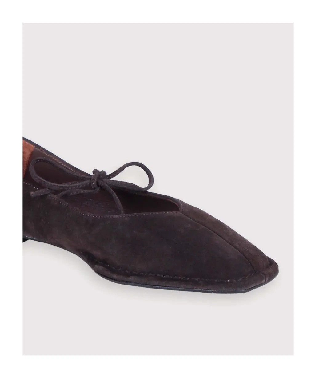 Square-Toed Ballet Flats