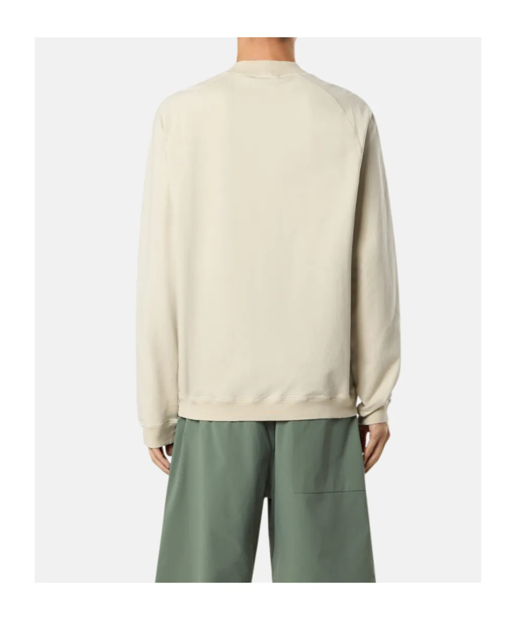 Stone Island Logo-Embroidered Crewneck Sweatshirt