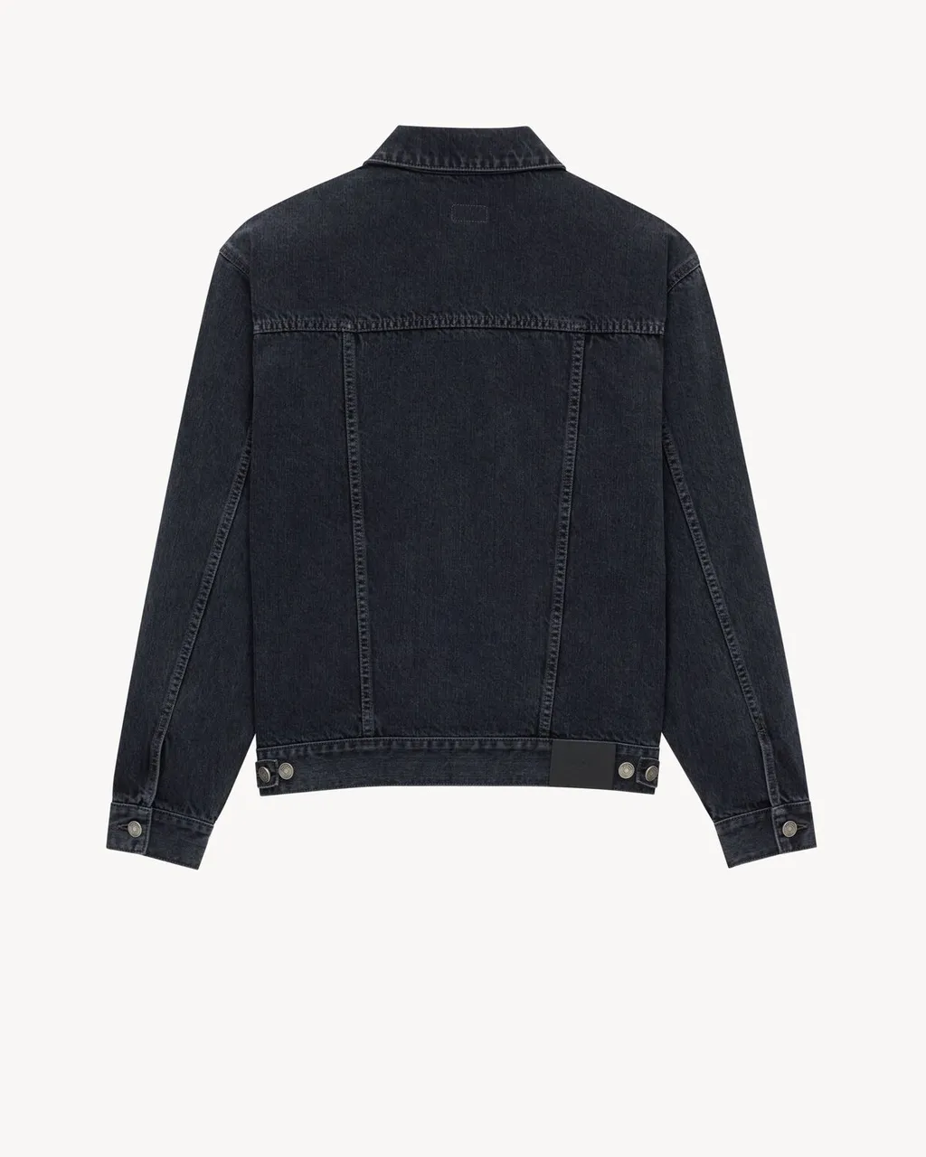 Saint Laurent Button-Up Denim Trucker Jacket
