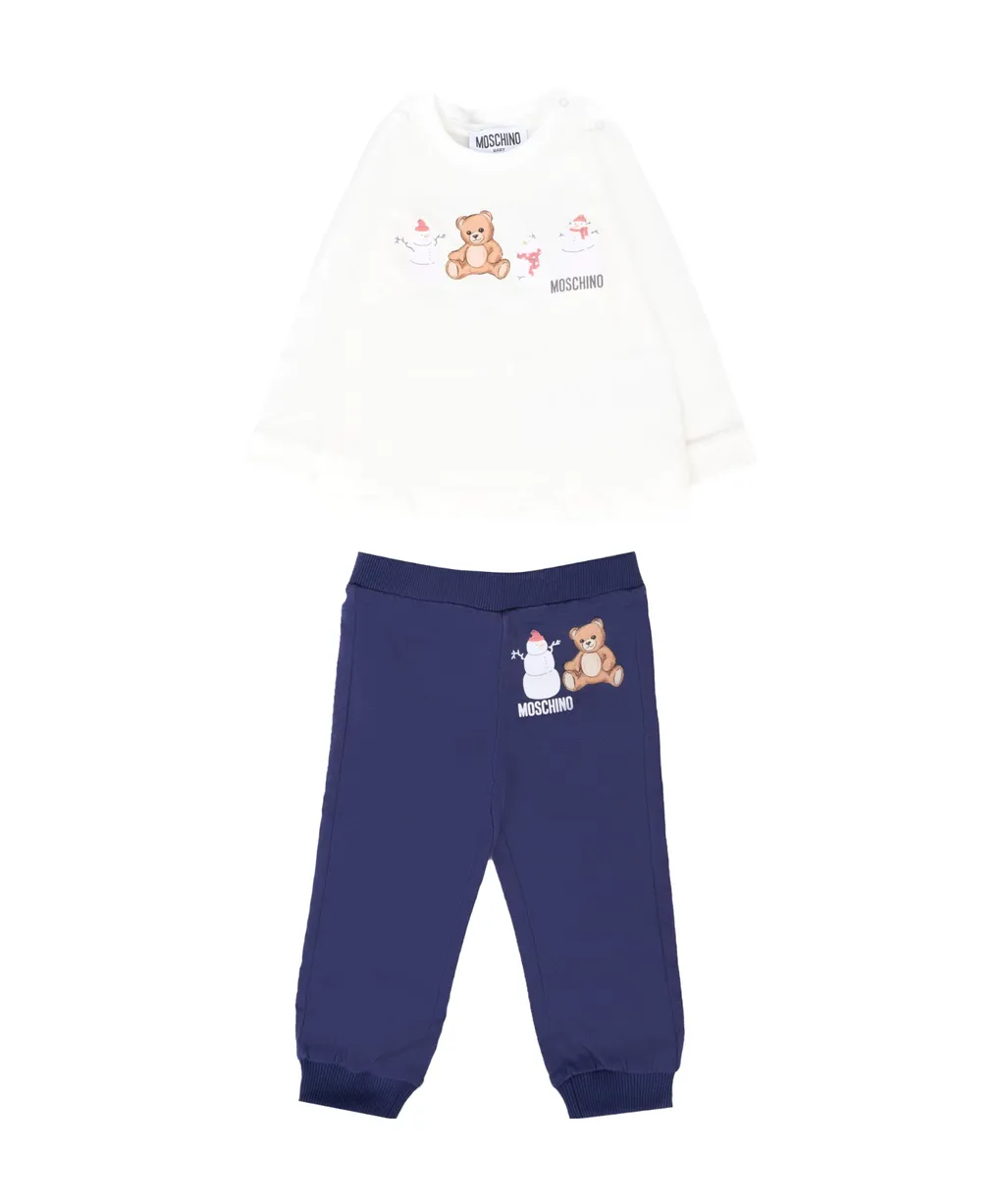Long-Sleeved T-Shirt And Sweatpants Two-Pack