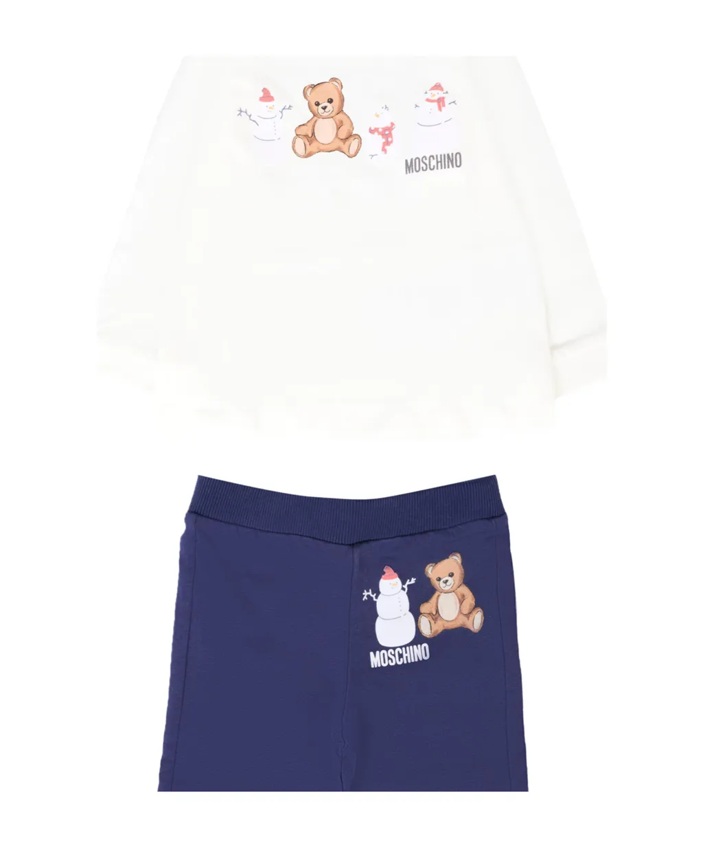 Long-Sleeved T-Shirt And Sweatpants Two-Pack
