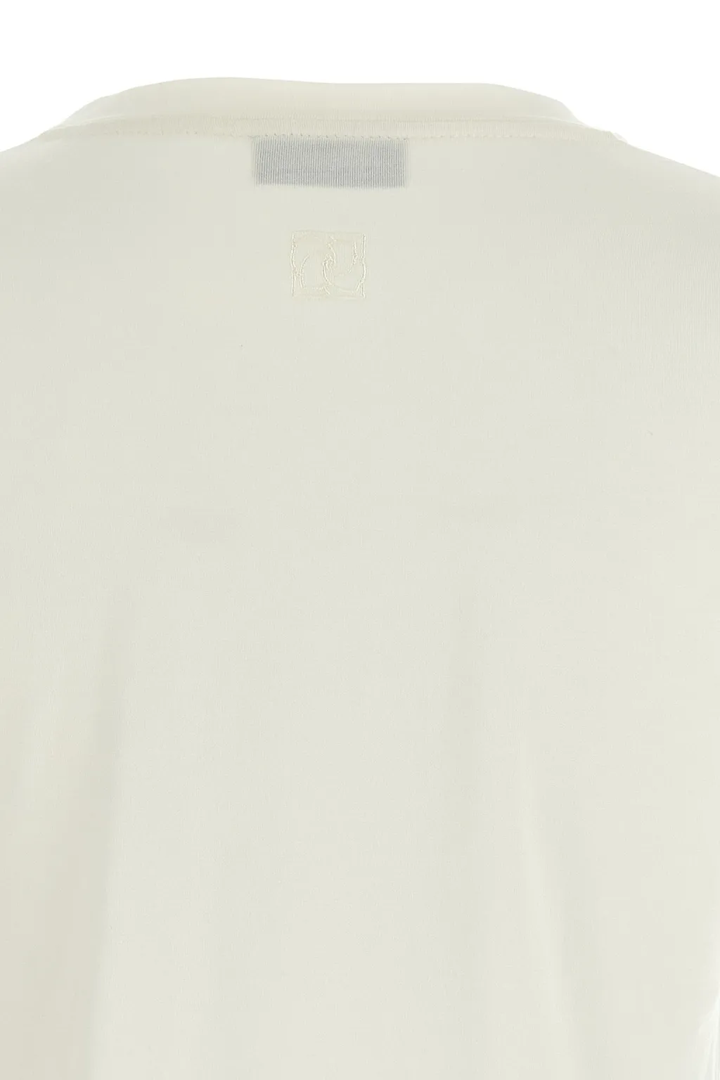 Crochet-Hem Crew-Neck T-Shirt