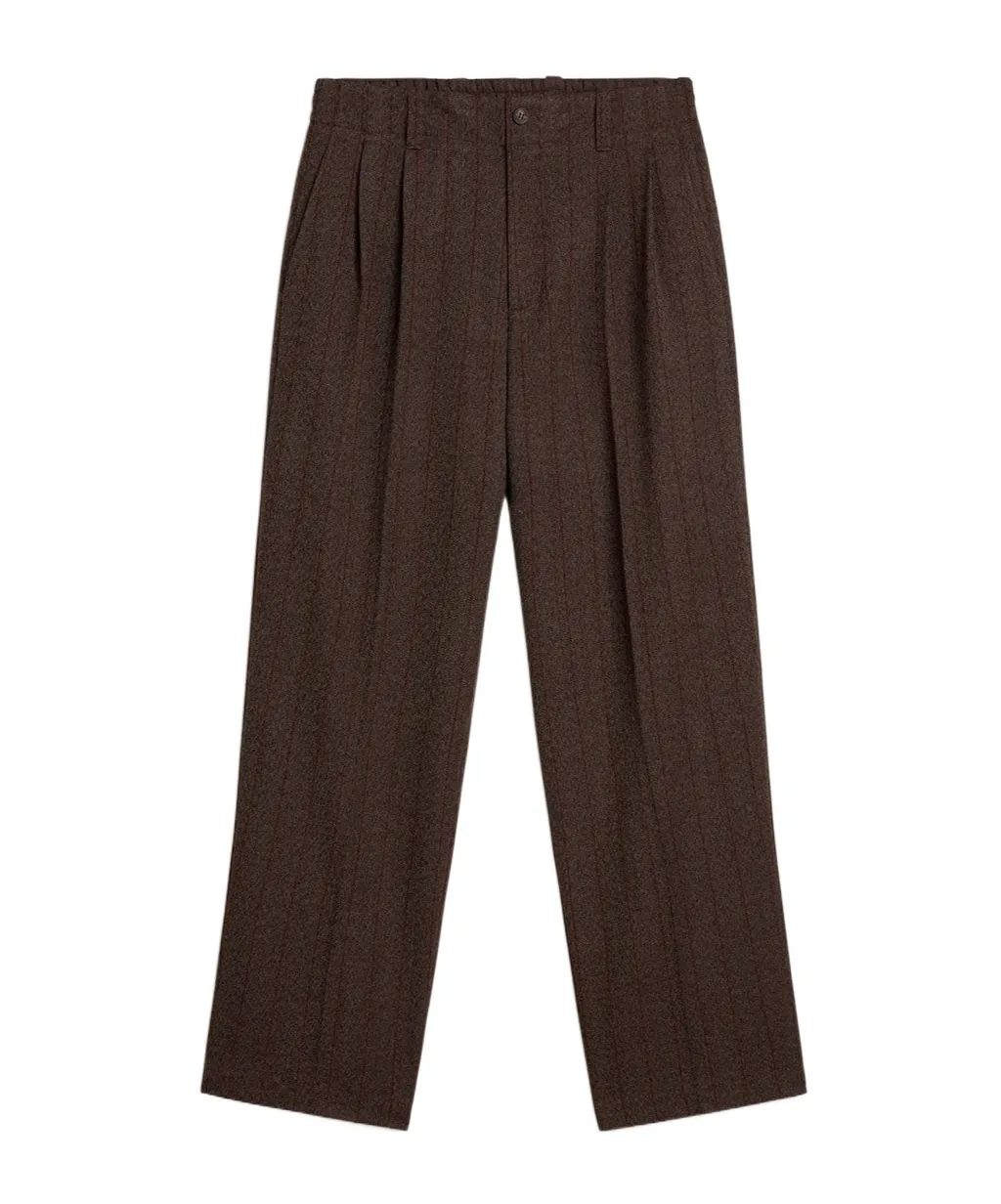 Pinstripe-Pattern Wool Trousers