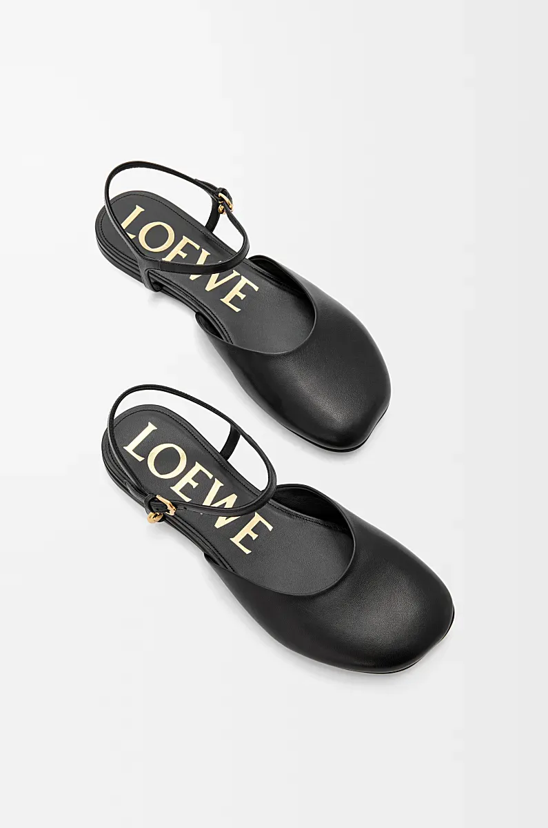 Ankle-Strap Leather Trainers
