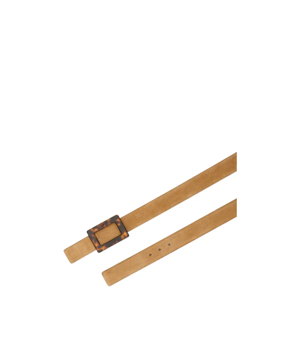 Belle Vivier Suede Belt