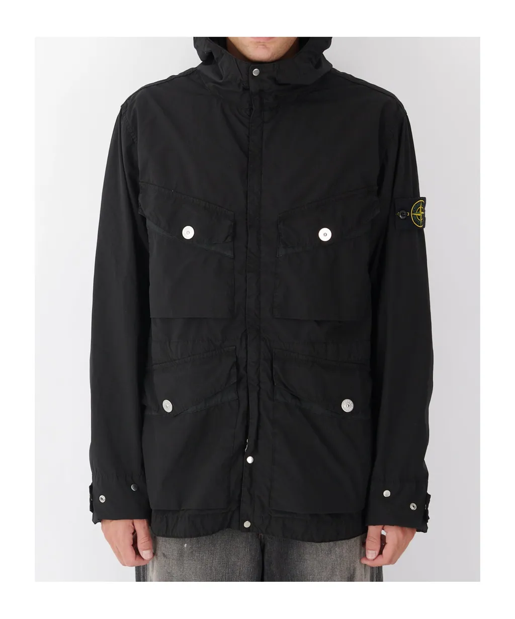 Light Compact Touch Poly-Tc Jacket Black