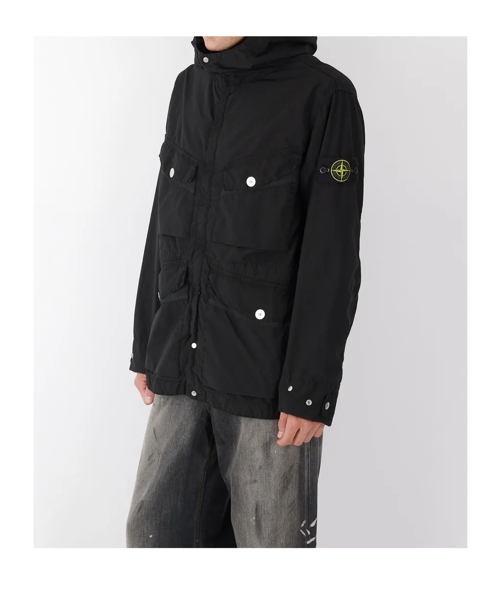 Light Compact Touch Poly-Tc Jacket Black