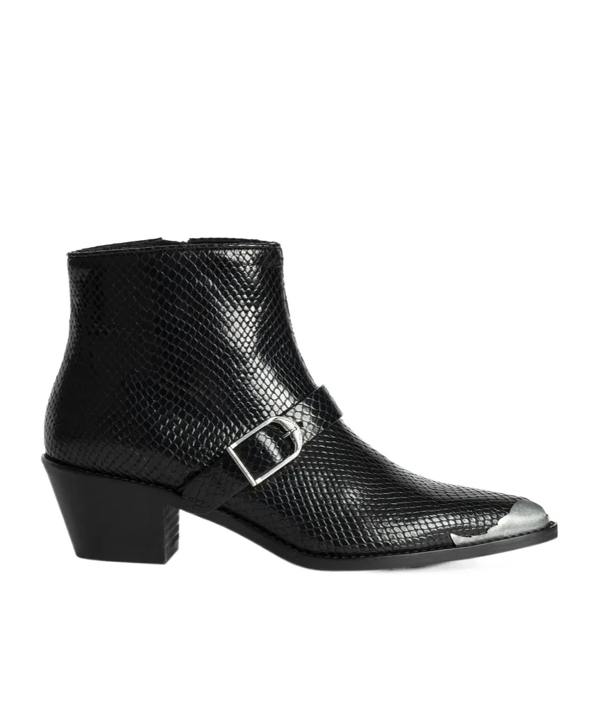 Buckle Detail Ankle Boots