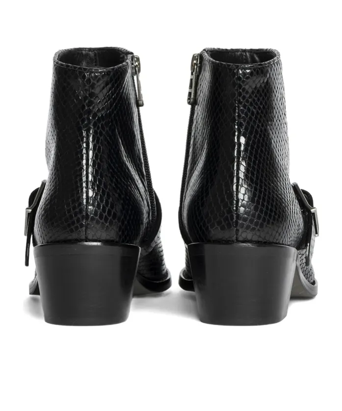 Buckle Detail Ankle Boots