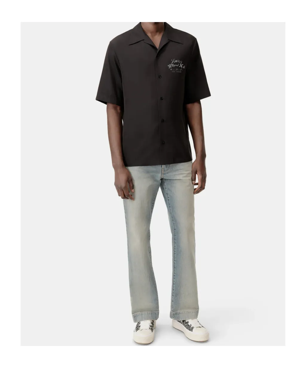 Amiri Embroidered Short Sleeve Shirt