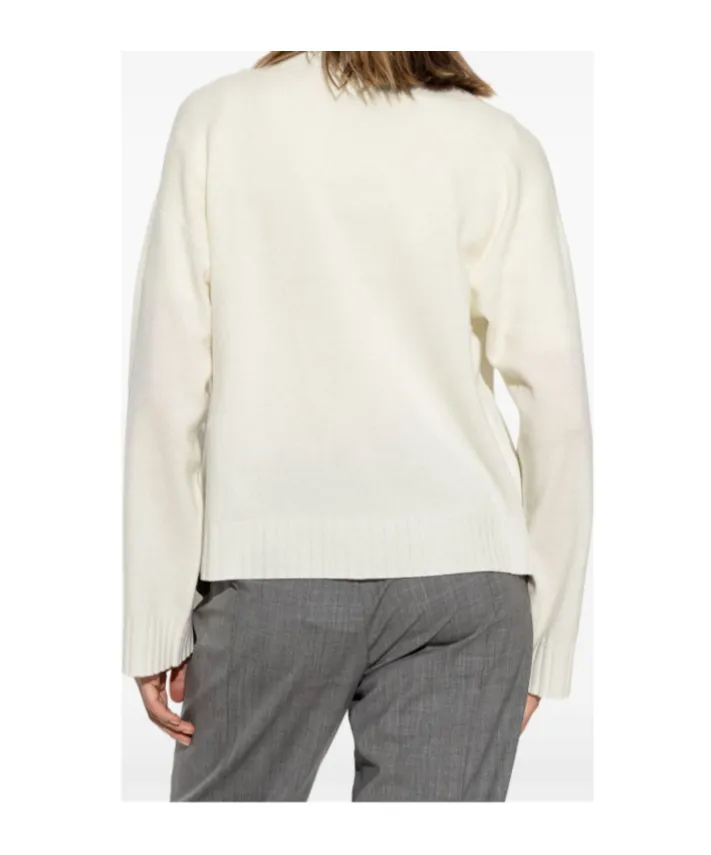 Wool Blend V-Necked Sweater