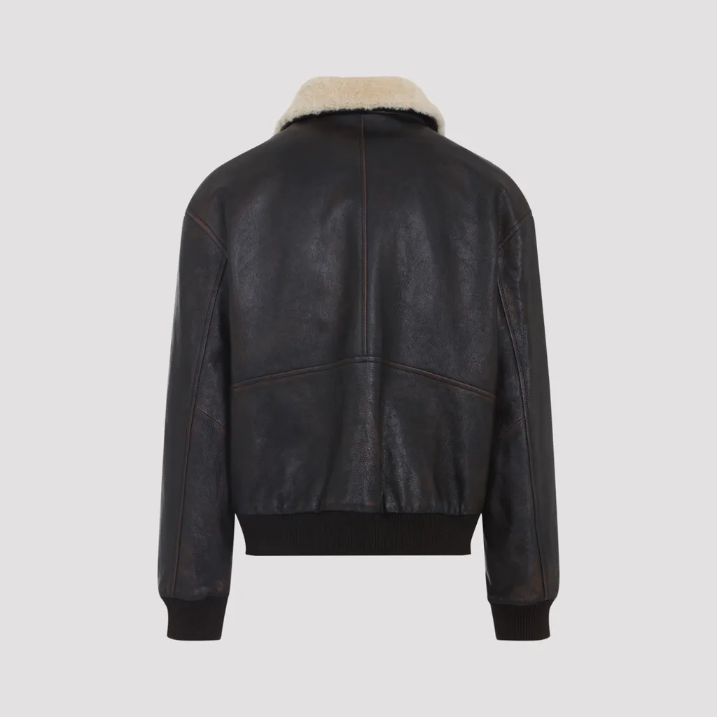 Bomber Leather Jacket