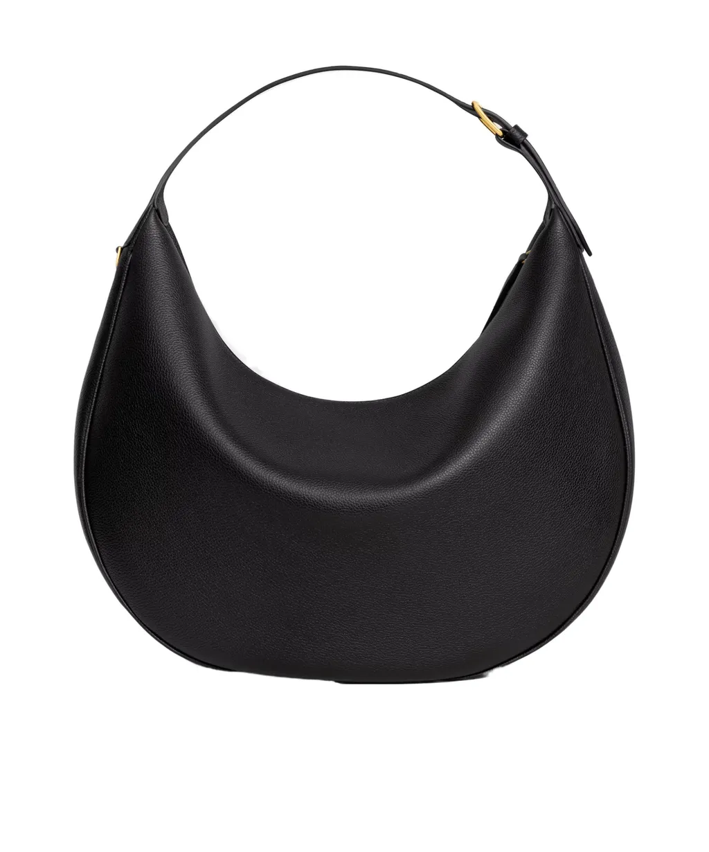 Large Celine Lulu In Grained Calfskin