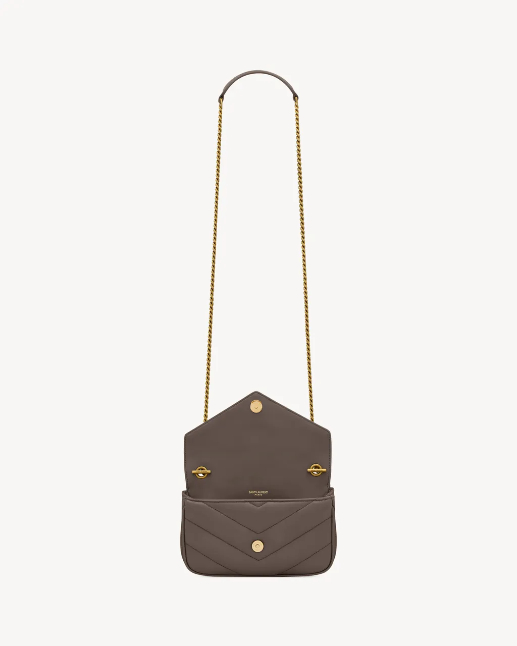 Saint Laurent Loulou Logo Plaque Mini Shouler Bag