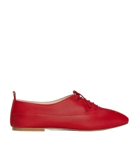 Celine Lise Perforated Triomphe Richelieu In Lambskin