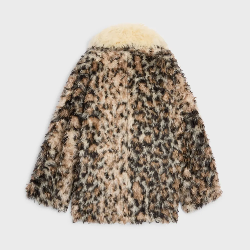 Coat In Mohair Alpaca