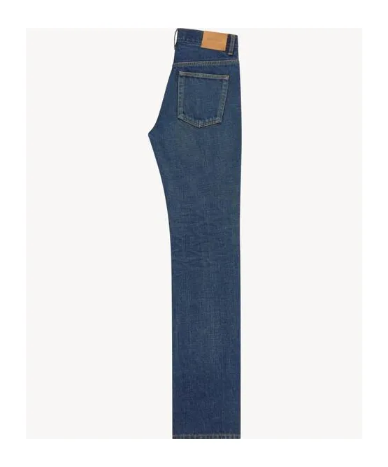 Saint Laurent Nico Low-Rise Jeans
