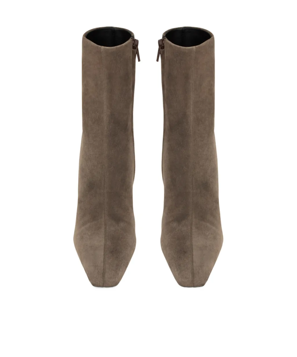 Saint Laurent Jill Pointed Toe Ankle Boots