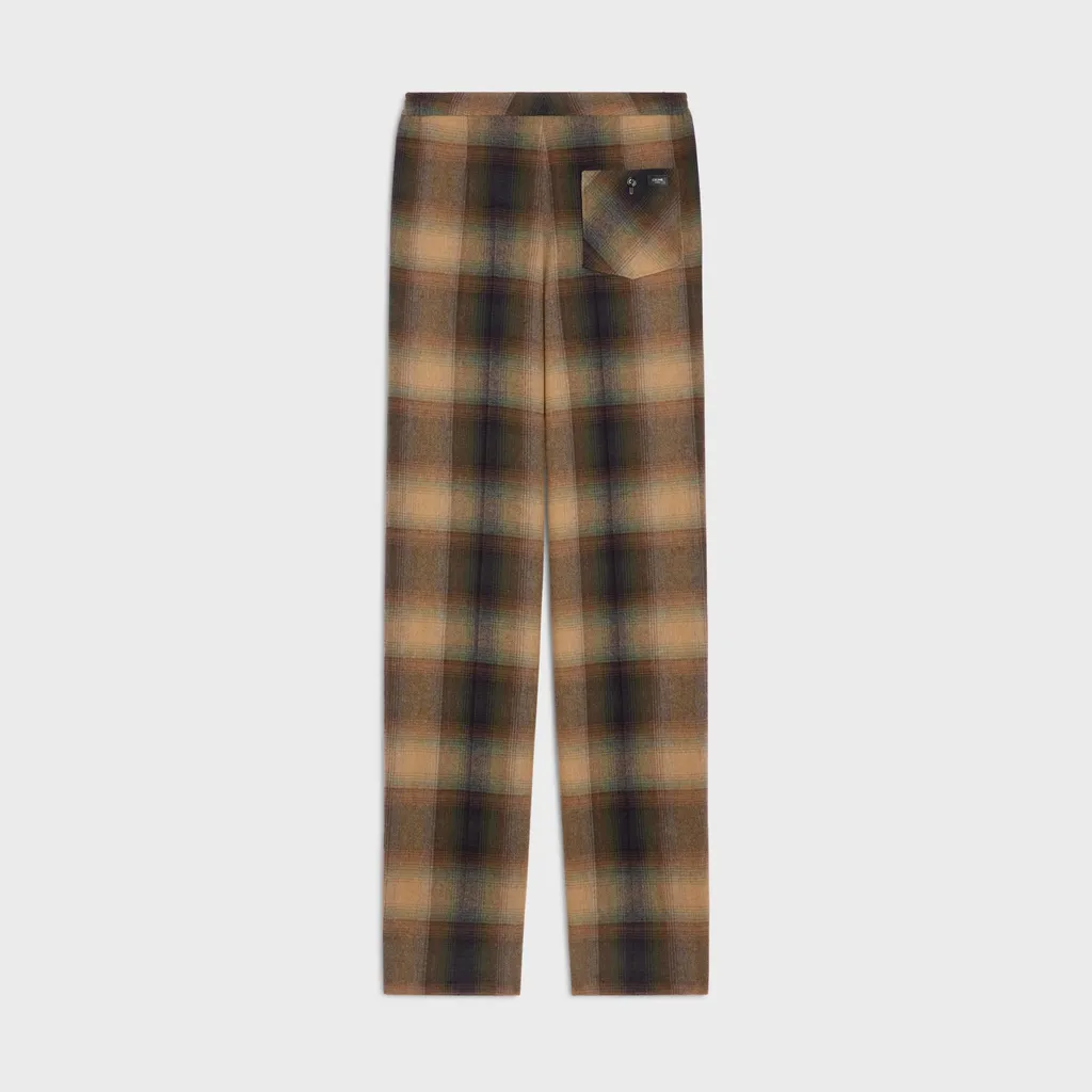 Pyjama Trousers In Checked Wool