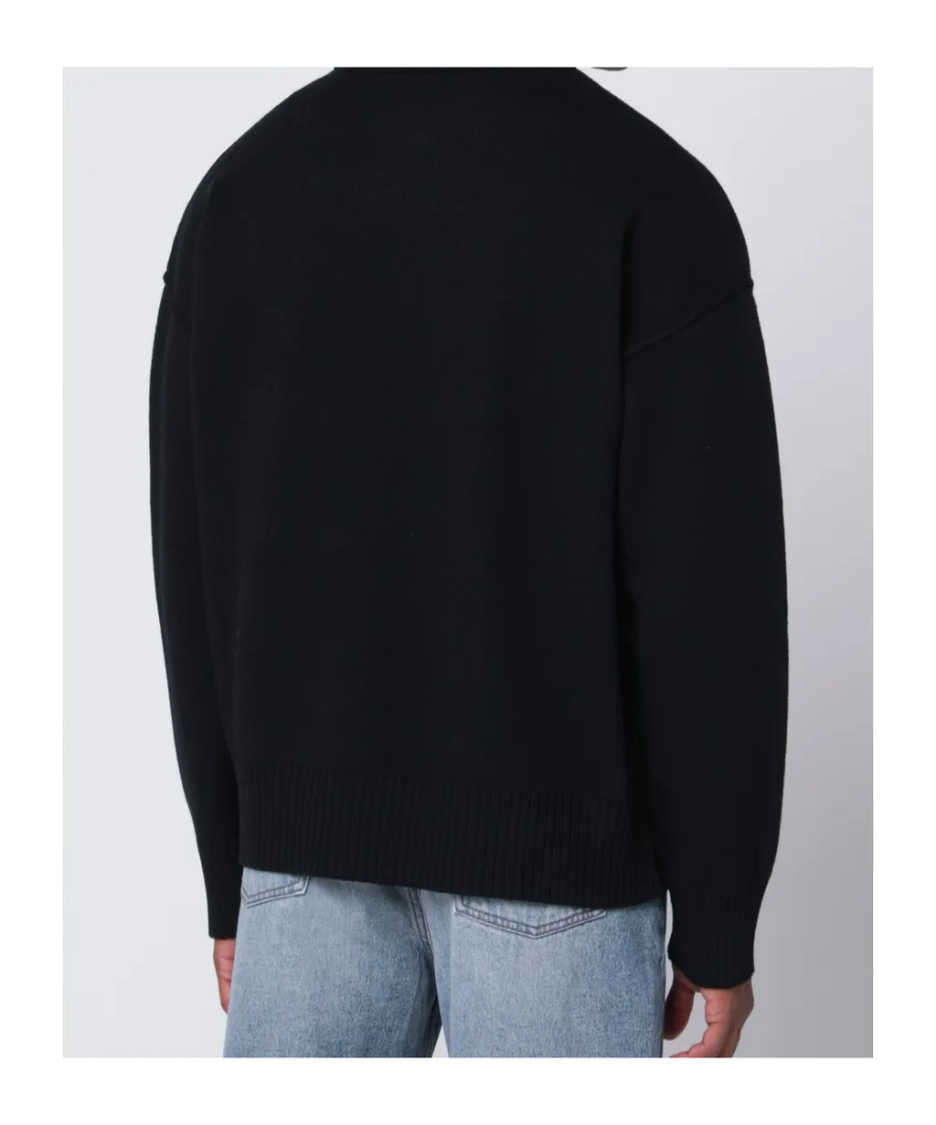 Ami Paris Ami De Coeur Crewneck Knitted Jumper