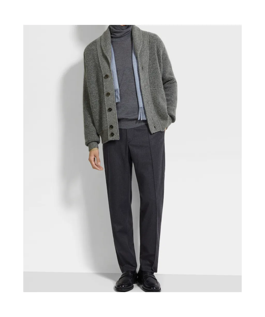Shawl-Collar Cardigan