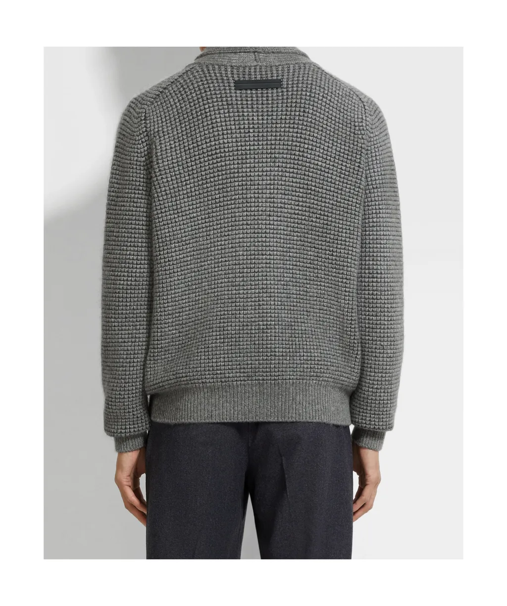Shawl-Collar Cardigan
