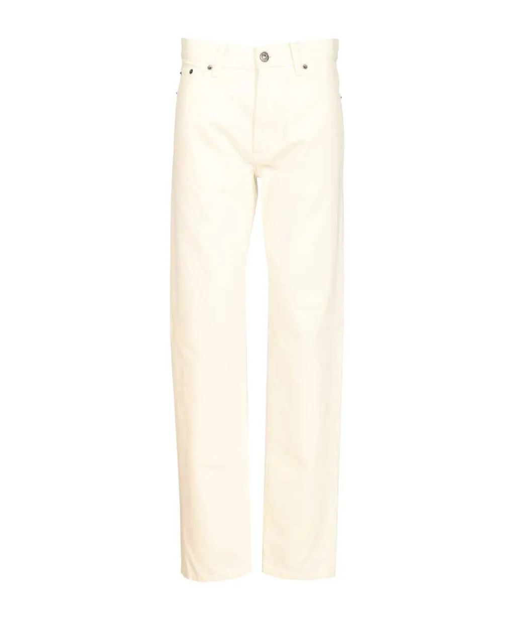 Zegna Logo Patch Straight-Leg Pants