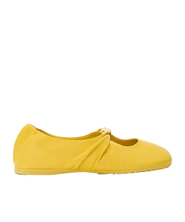 Pebble Soft Ballerina In Nappa Lambskin
