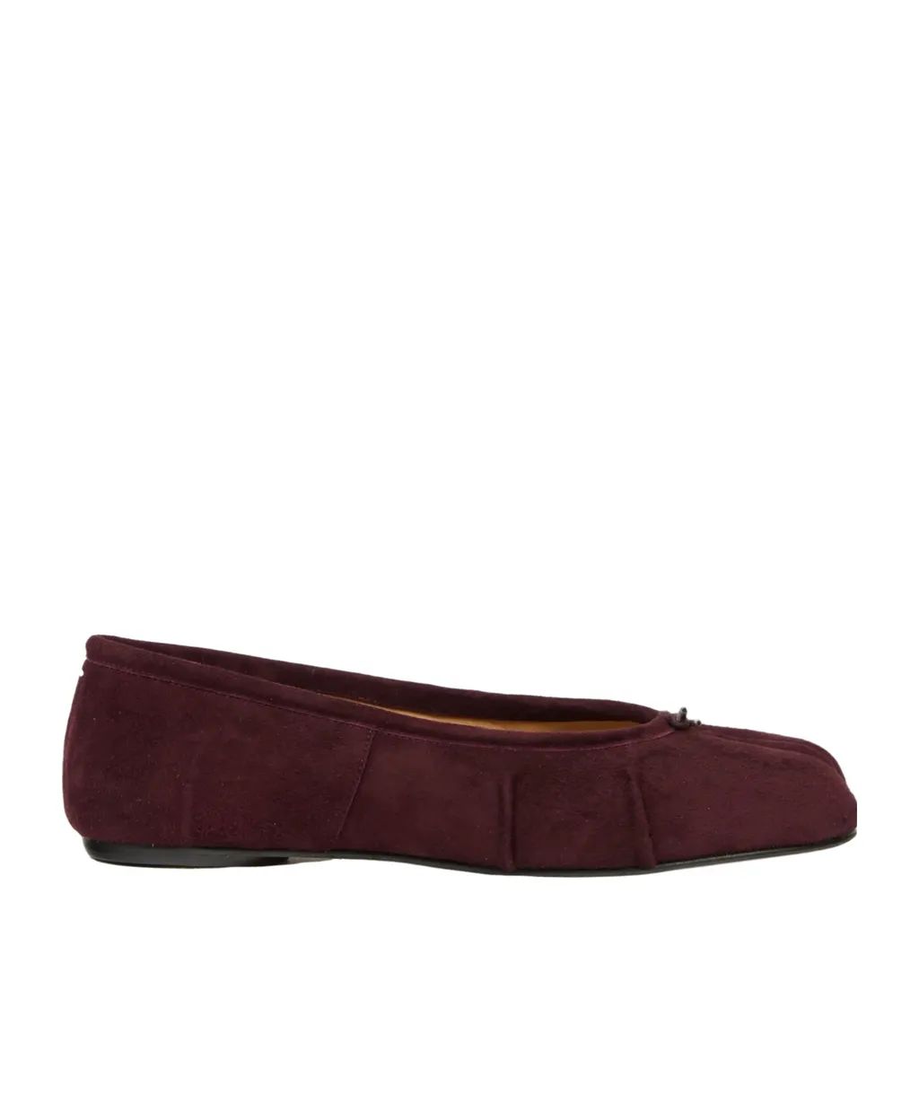 Maison Margiela Bow Embellished Tabi Ballet Flats