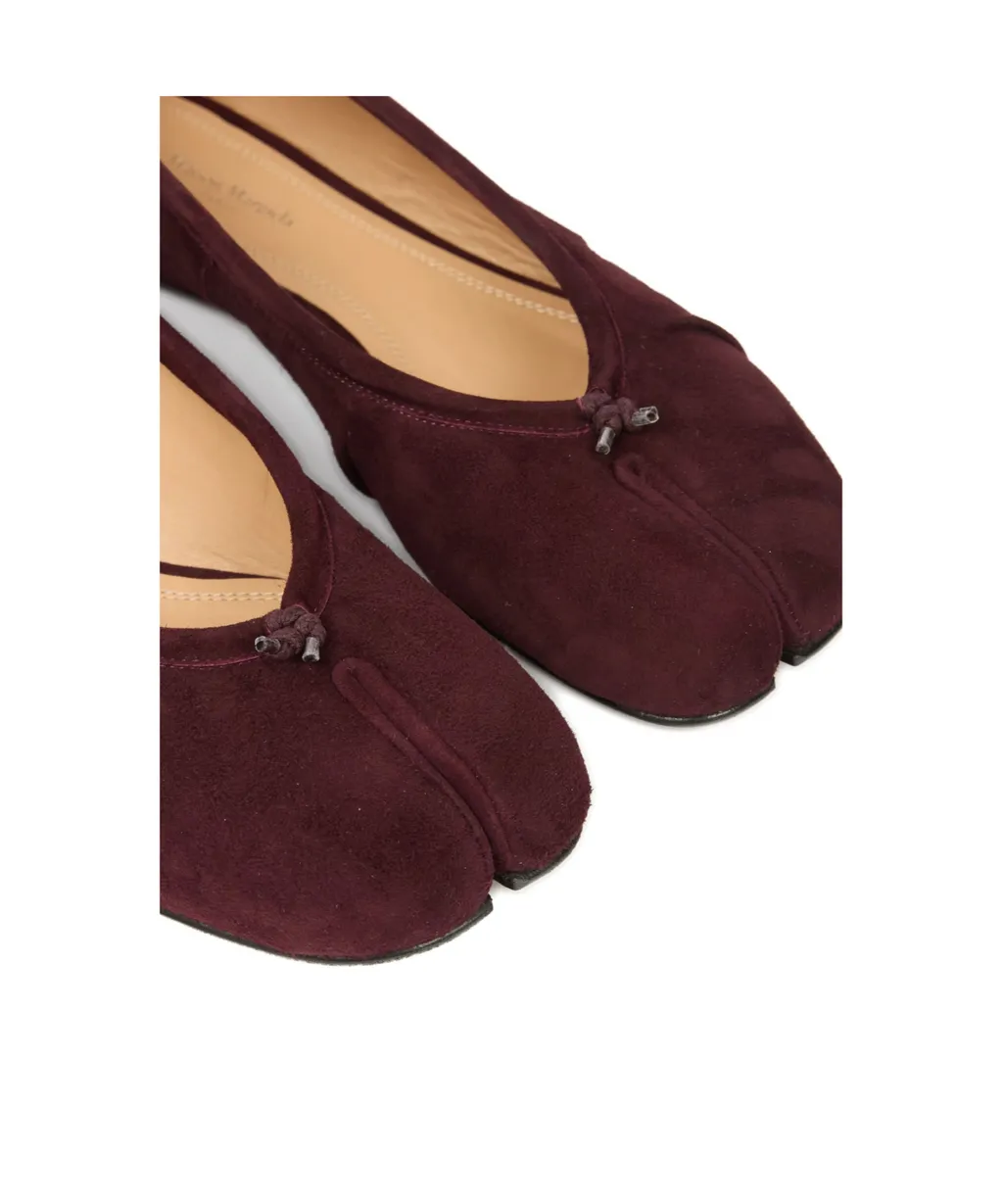 Maison Margiela Bow Embellished Tabi Ballet Flats