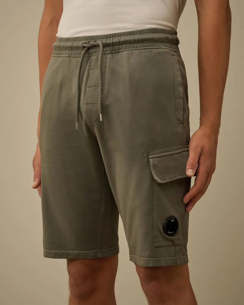 Drawstring-Waist Cargo Shorts