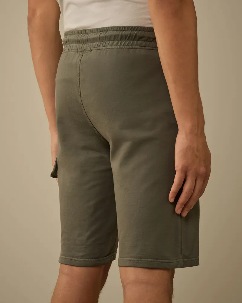 Drawstring-Waist Cargo Shorts