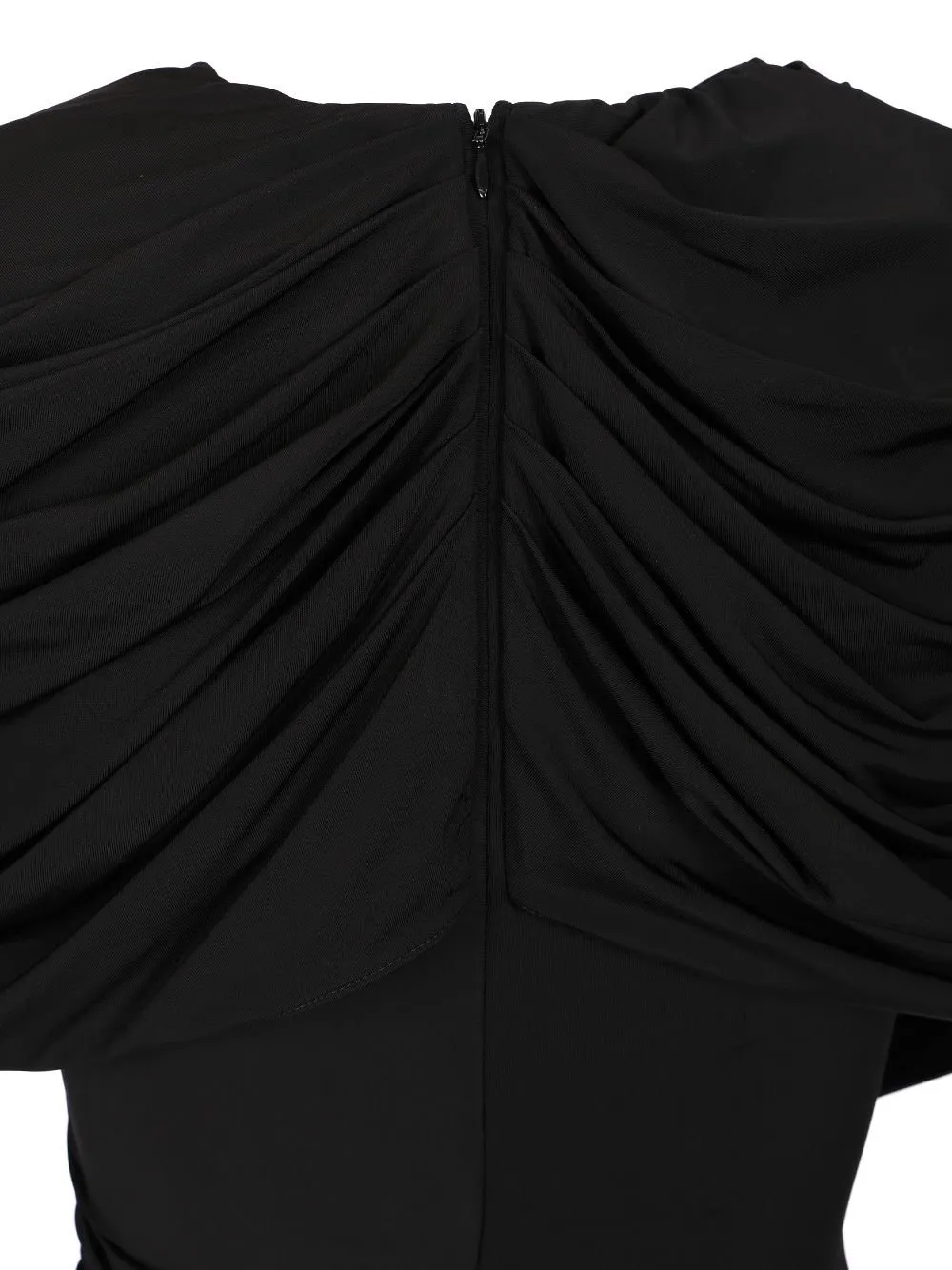 Stella Mccartney Draped Zipped Midi Dress