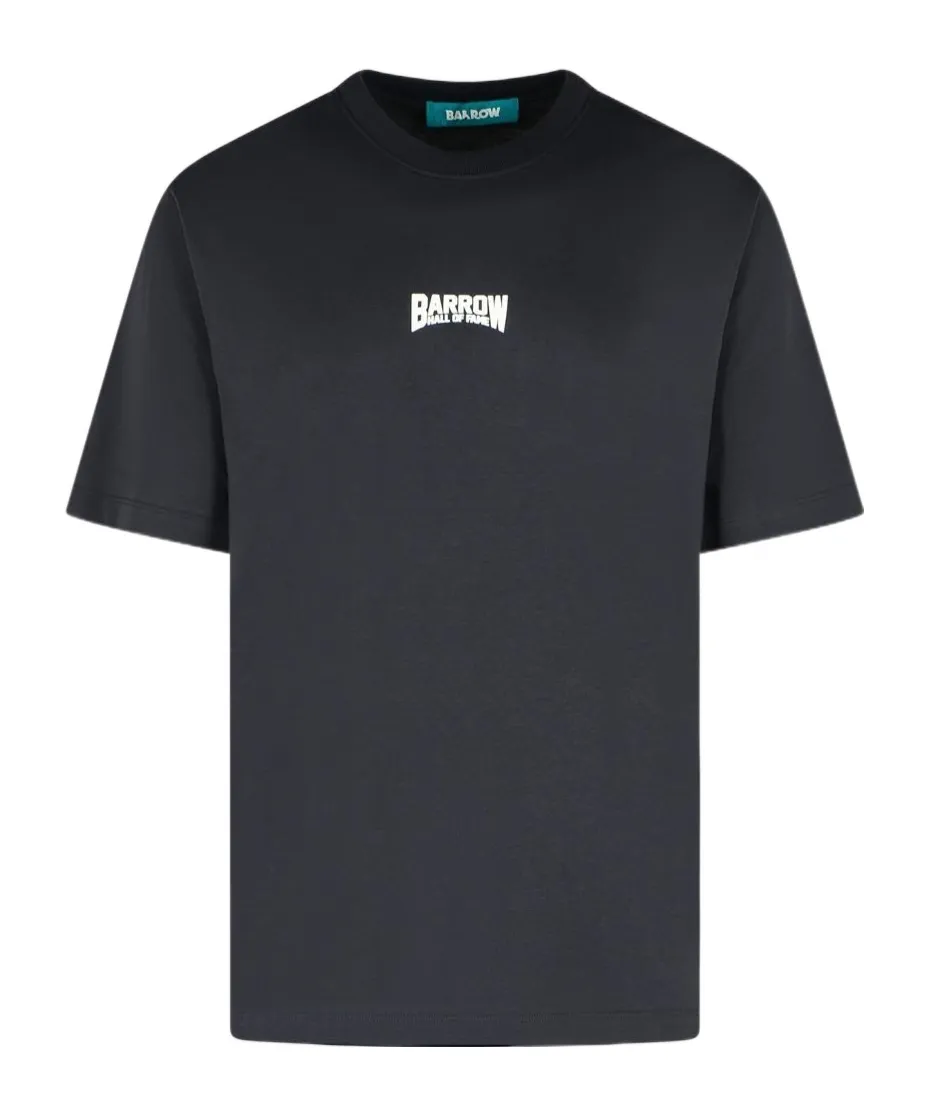Statue-Print Cotton T-Shirt