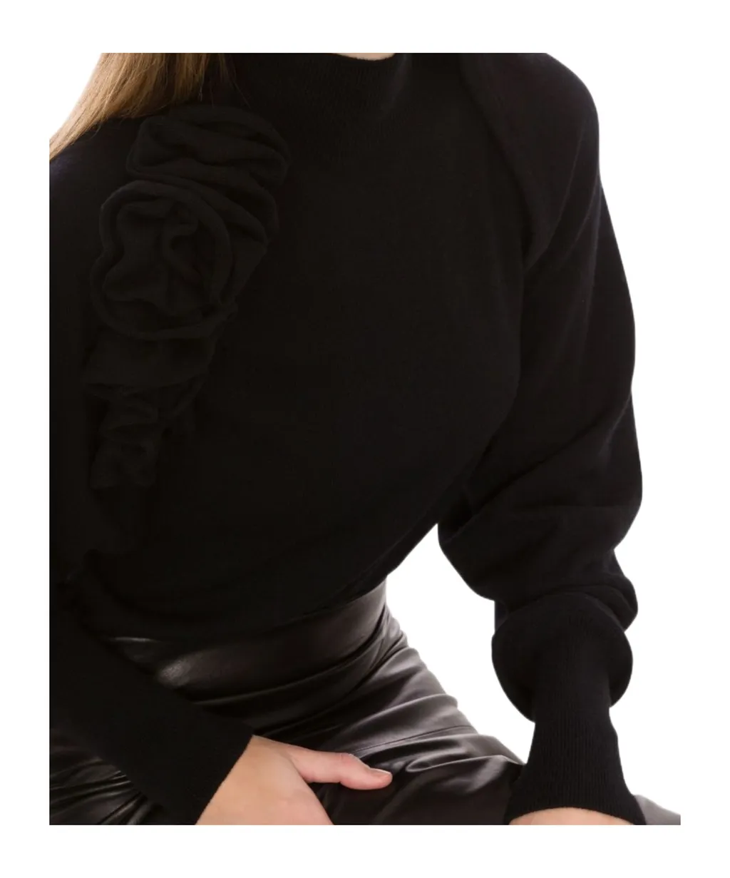 Bolero In Merino Wool, Silk And Cashmere
