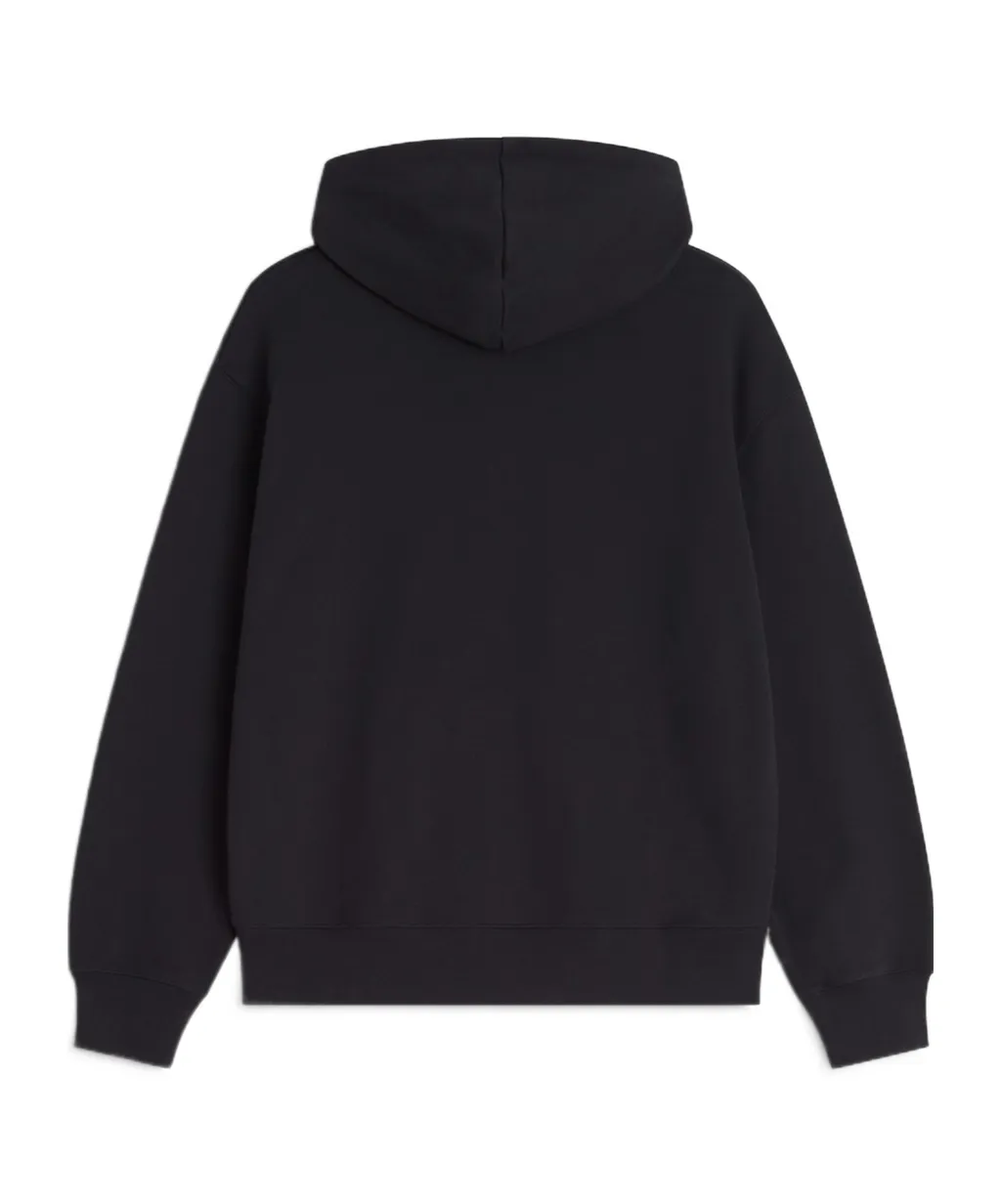 Maison Kitsuné Fox Head Patch Drawstring Hoodie