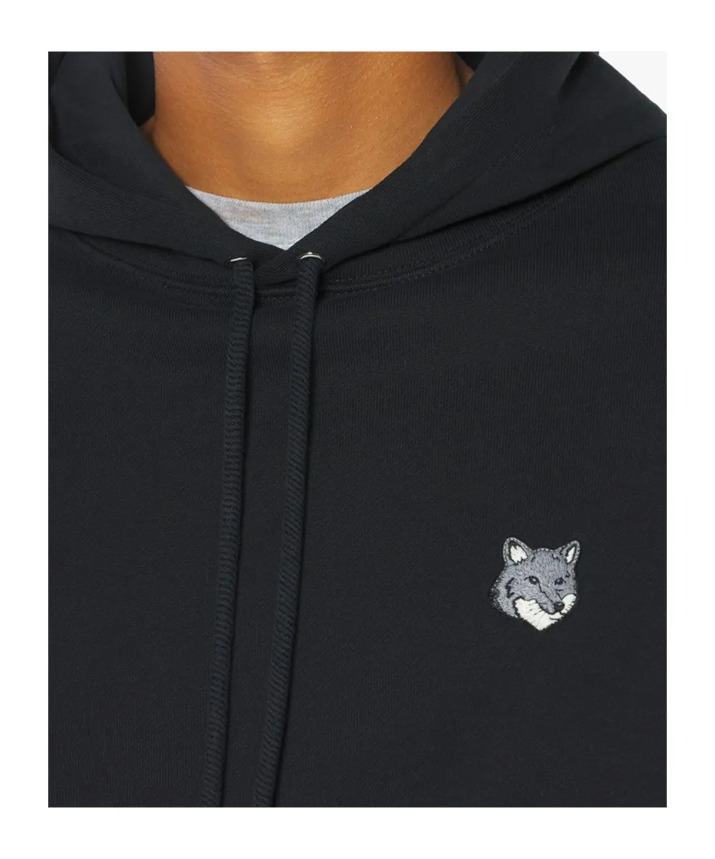 Maison Kitsuné Fox Head Patch Drawstring Hoodie