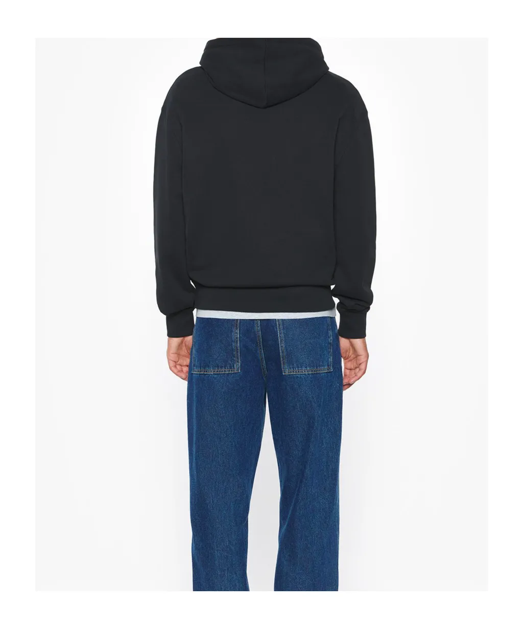 Maison Kitsuné Fox Head Patch Drawstring Hoodie