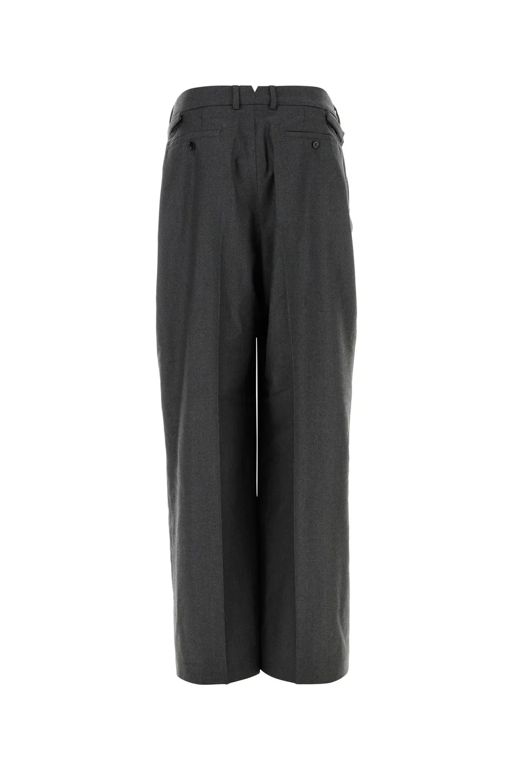 Ami Paris Pleated Wide Leg Pants