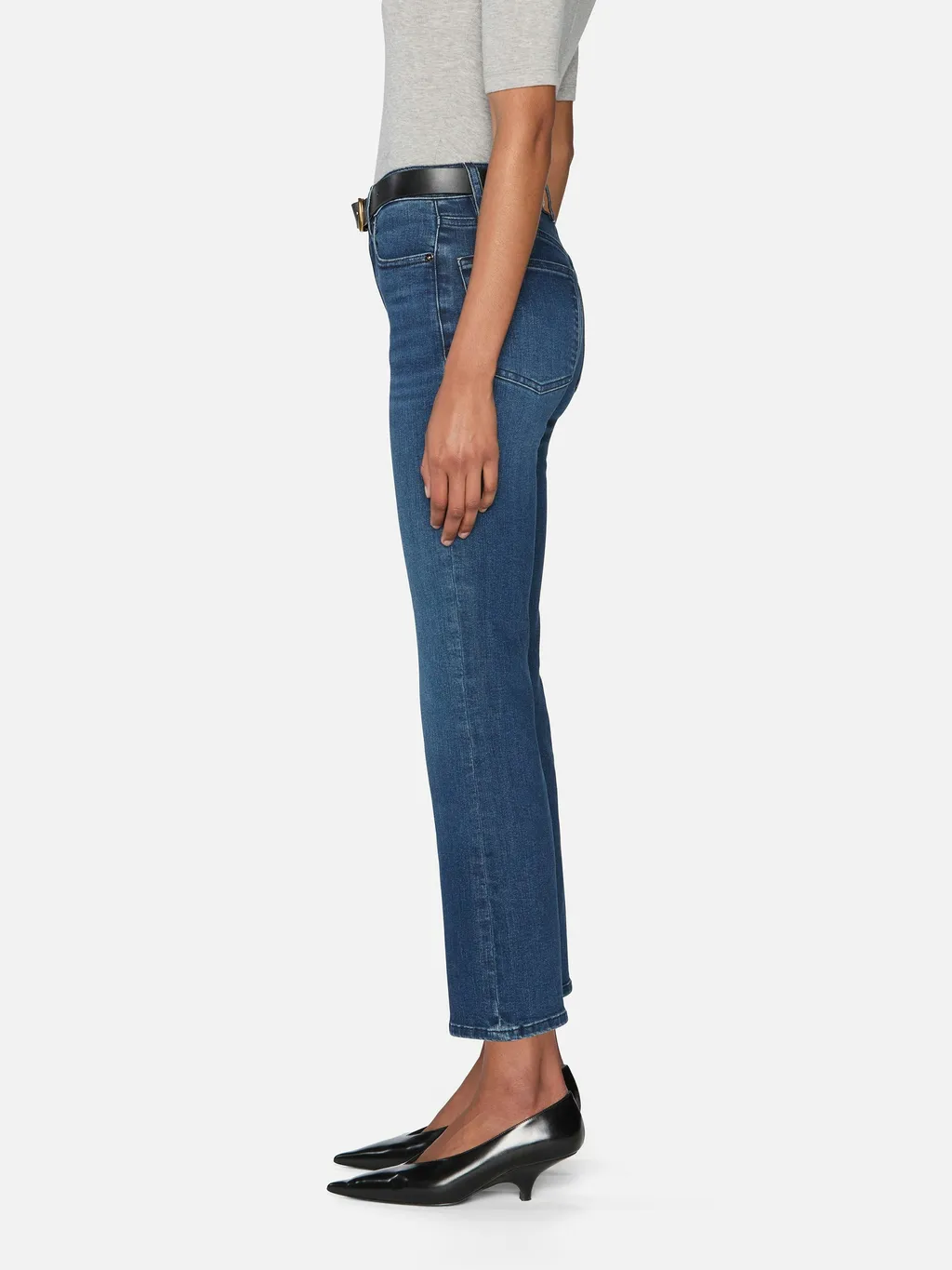 Whiskering-Effect Jeans