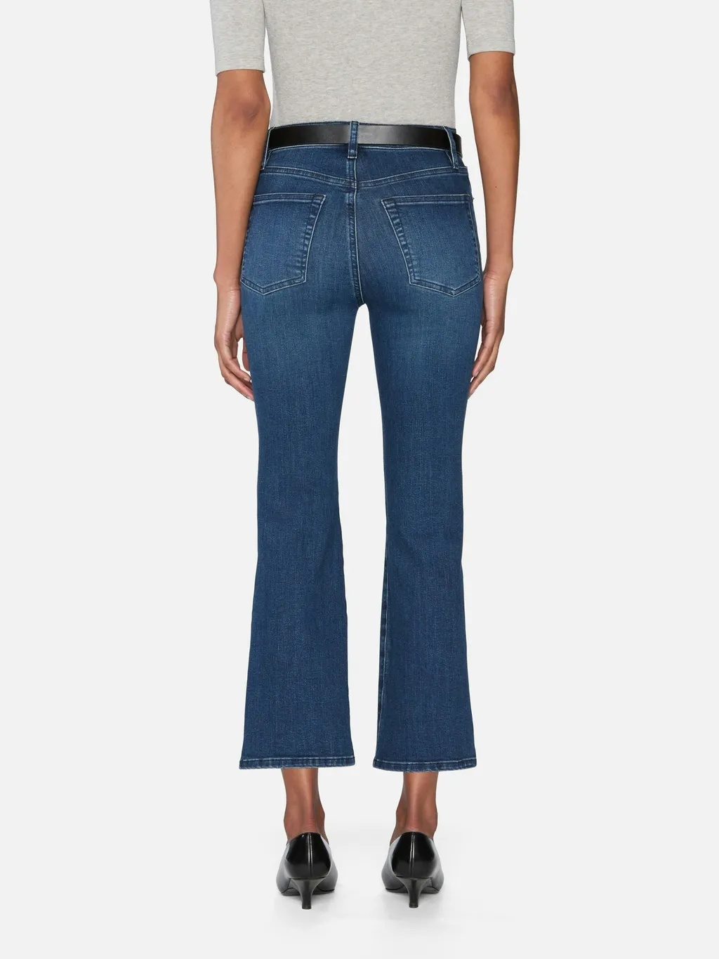Whiskering-Effect Jeans