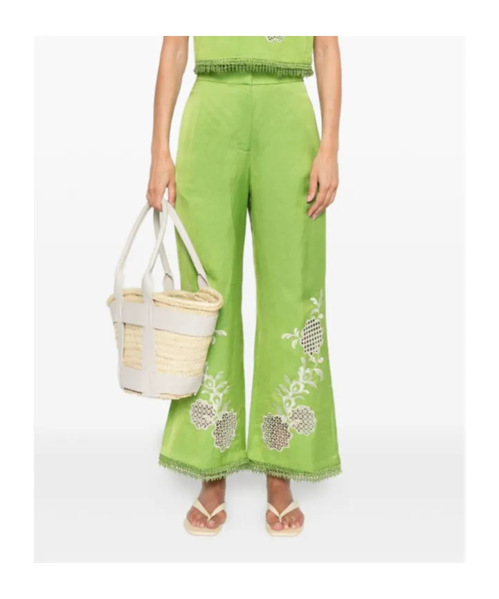 Wide-Leg Casual Pants